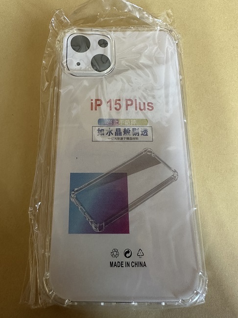iphone15 Plus クリア ラバー シリコン ショック軽減 ケース カバー 透明 TPU ソフトケース アイフォン 15 プラス スマホケース_画像6