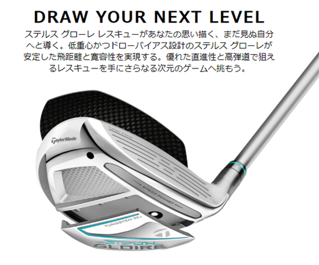 新品■テーラーメイド■2022.10■STEALTH GLOIRE■ウィメンズ ステルス グローレ■レスキュー■#5:24.0■FUJIKURA SPEEDER NX for TM■L■_画像8