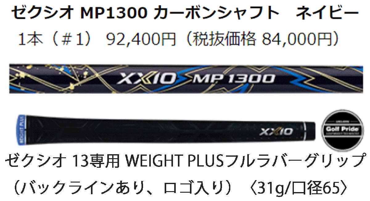 新品■ダンロップ■2023.12■ゼクシオ13■ウッド４本■W1:9.5/W3:15.0/W5:18.0/W7:20.0■MP1300カーボン■S■ネイビー■正規品■_画像3