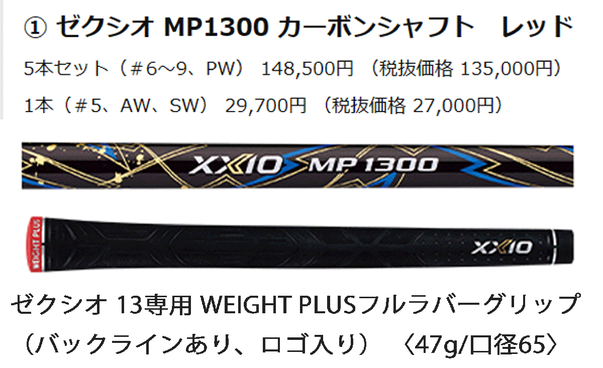 新品■ダンロップ■2023.12■ゼクシオ13■７本アイアン■6~9/PW/AW/SW■MP1300カーボン■S■レッド■チタンフェースの４ピース複合構造_画像5