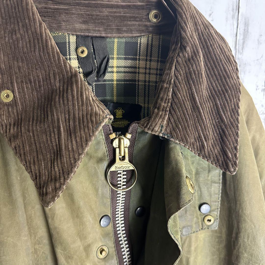 【Barbour】バブアー オイルドジャケット ビューフォート XL相当 古着_画像5