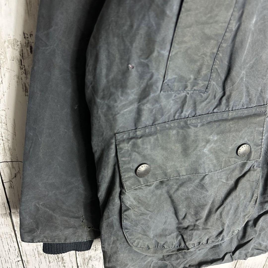 【Barbour】バブアー オイルドジャケット ビデイル XL相当 C42 古着_画像9