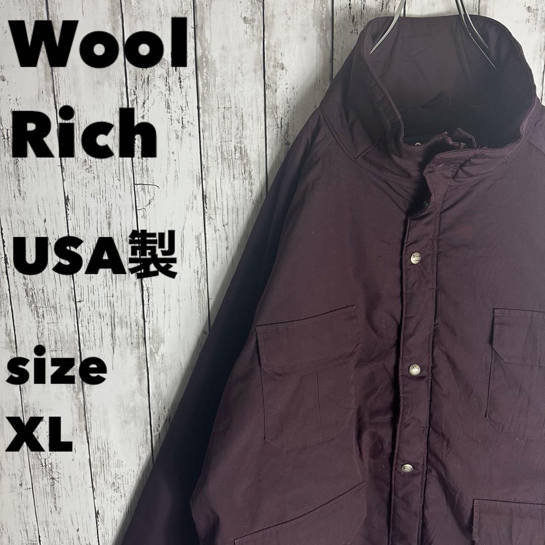 80s【Wool Rich】ウールリッチ マウンテンパーカー XL レアカラー