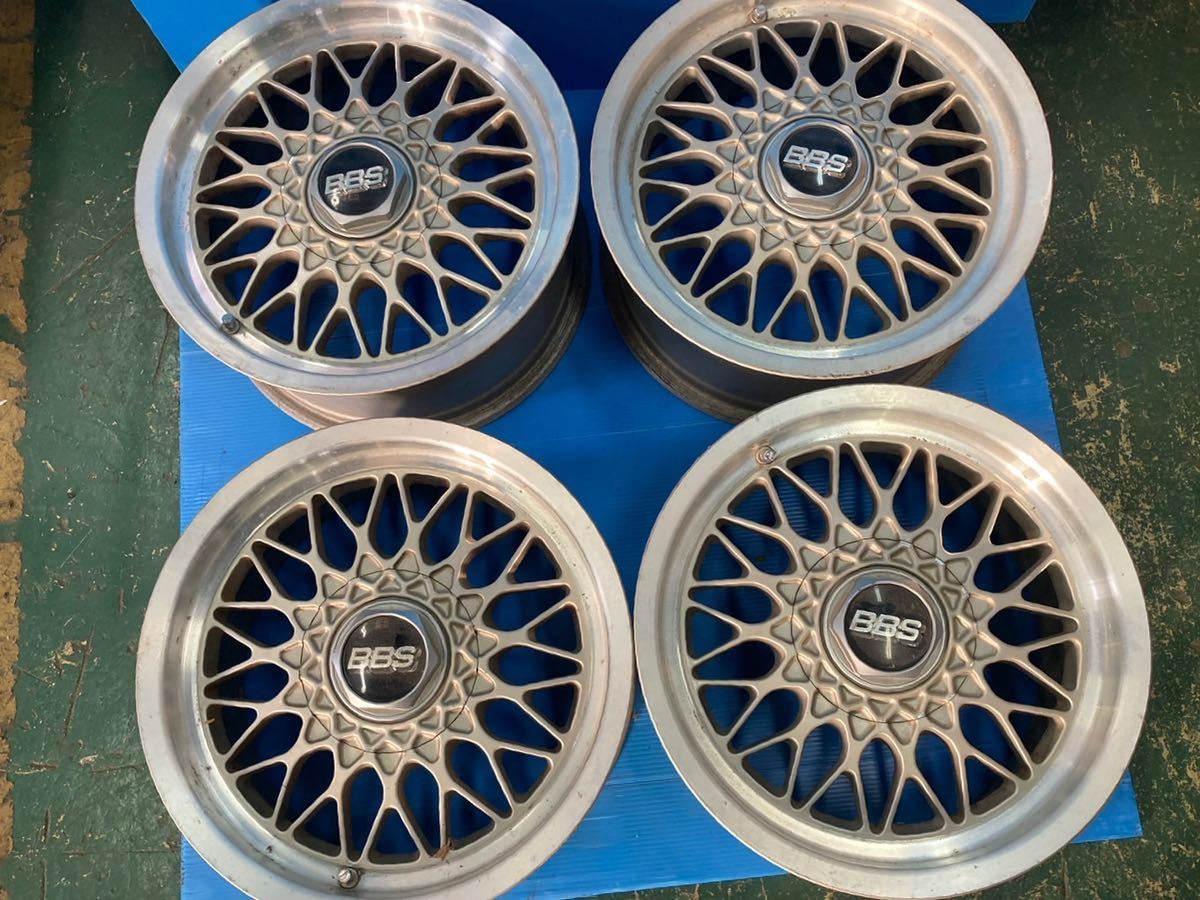 BBS メッシュ 7J 15 45 RG クラウン シーマ ホイールのみ4本セット_画像1