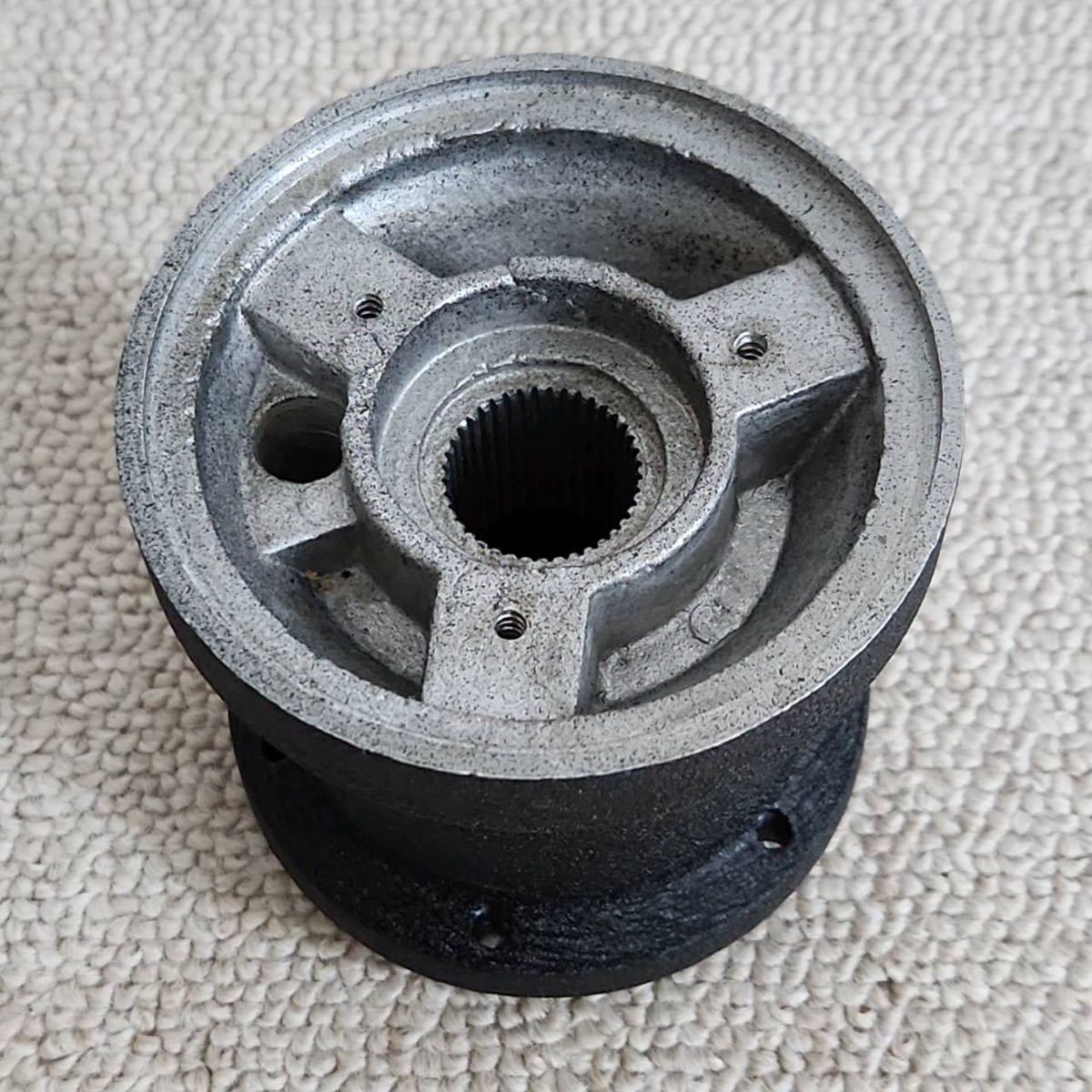 【A8002】当時物オリジナル美品!ポルシェ914用MOMOステアリング純正ボス キット モモ ハンドルporsche steering hub adapter boss kit管006_画像4