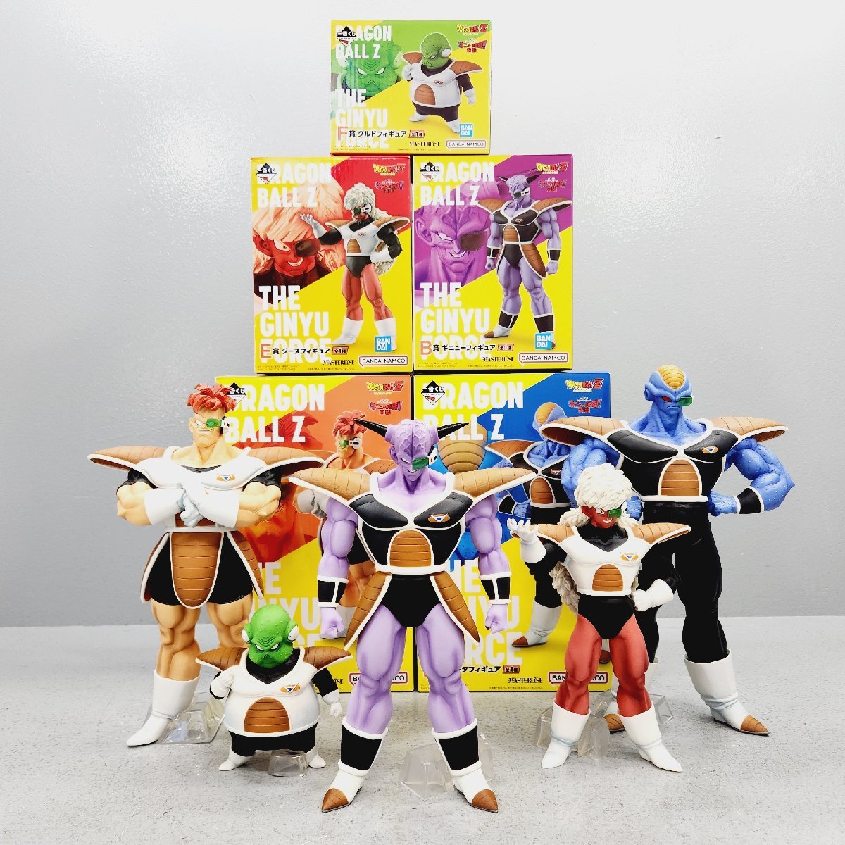 △開封品 一番くじ ドラゴンボール ギニュー特戦隊!!来襲 5体セット