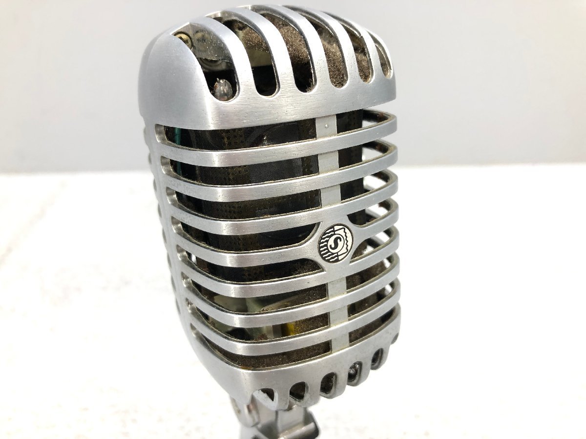 ○【現状品】Shure 55SH シュアー ガイコツマイク ダイナミックマイク 同梱不可 1円スタート_画像3