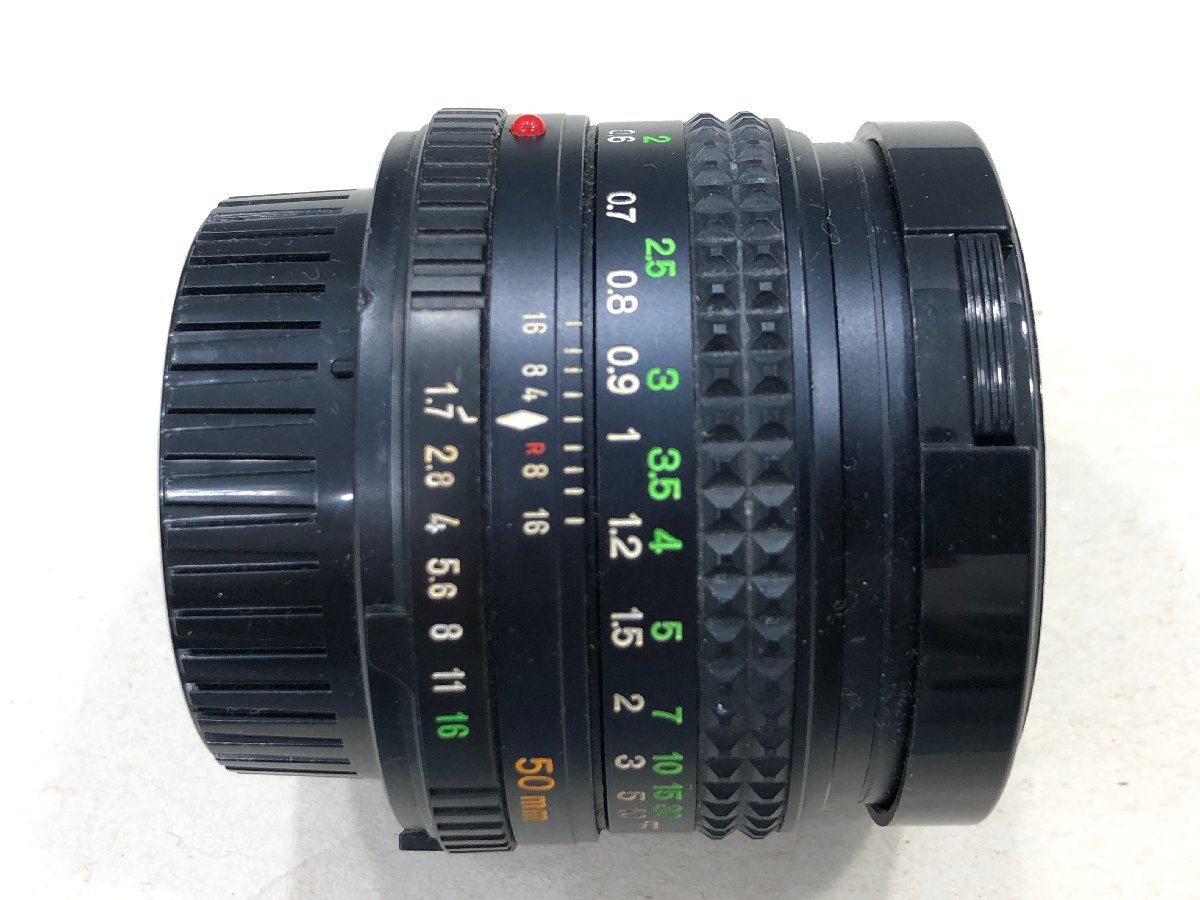 ◇ジャンク MINOLTA SRT SUPER / MC TELE ROKKOR 200mm / MD ROKKOR 50mm セット ミノルタ 同梱不可 1円スタート_画像9