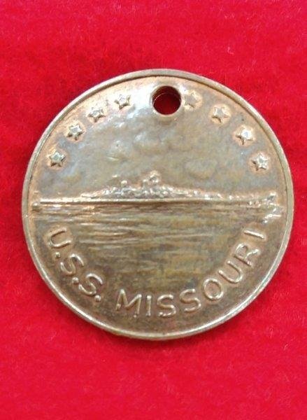 希少 戦艦Missouri降伏調印記念メダル レターパックプラス可 1208V2G_画像1