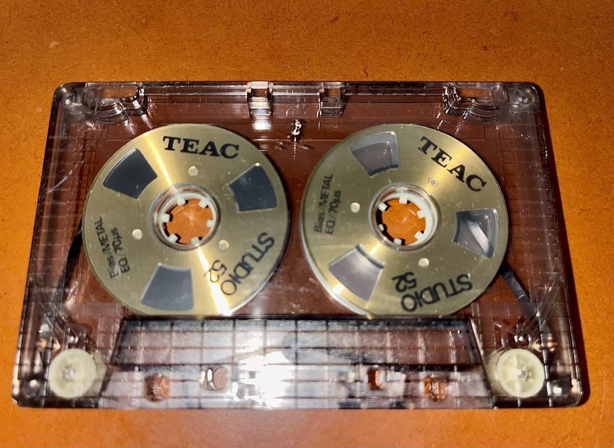 TEAC STUDIO 52 open reel manner cassette metal tape 52 minute Gold