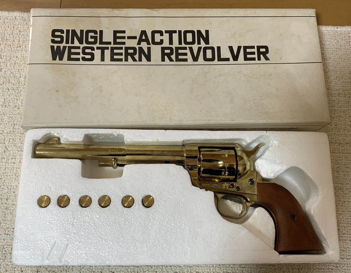 【IS0086】SINGLE-ACTION WESTERN REVOLVER モデルガン_画像1