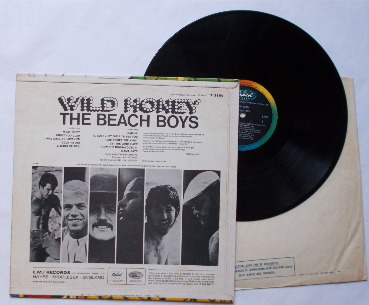 輸入盤LP　THE BEACH BOYS　”WILD HONEY　T-2859_画像2