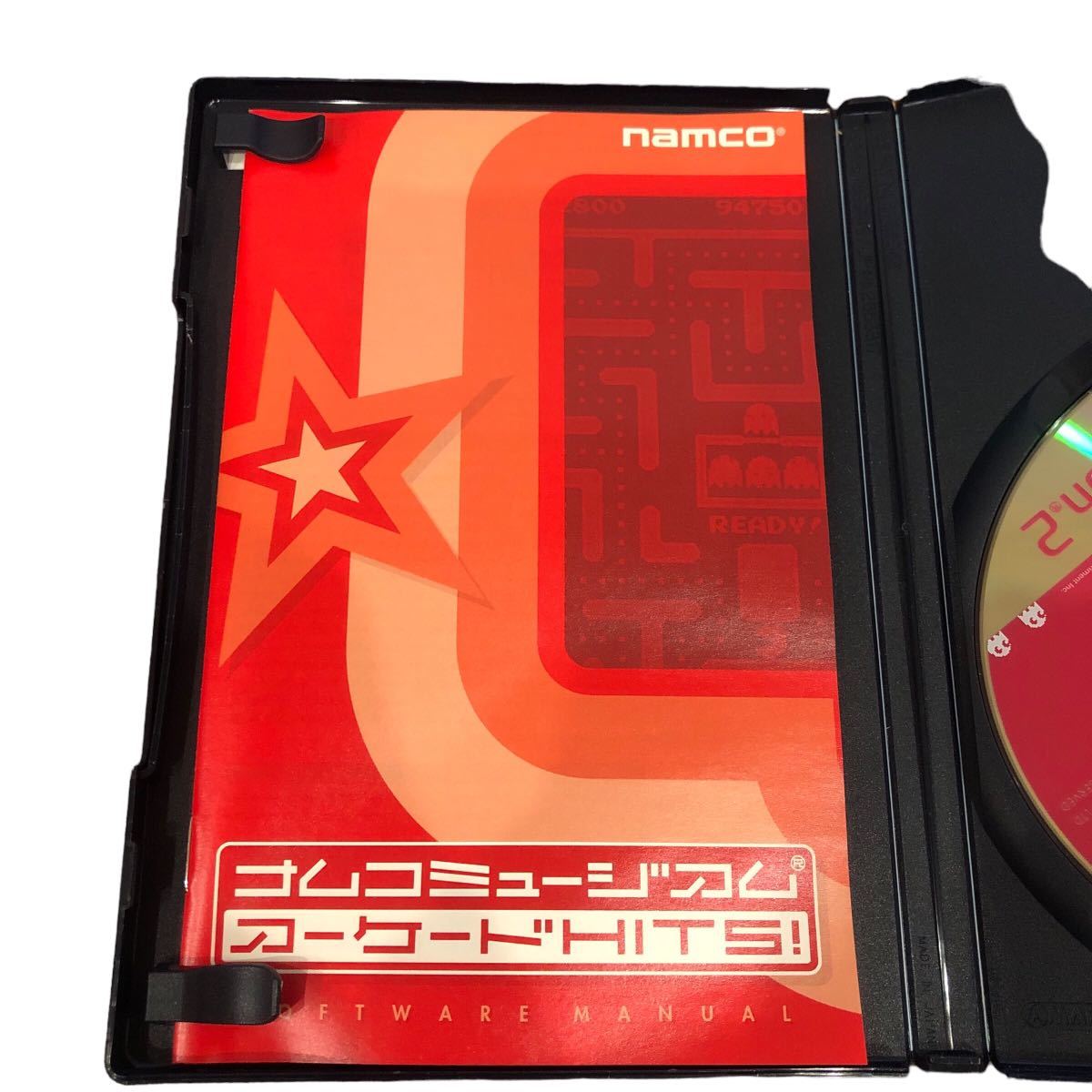 【631】ゲーム プレイステーション2 PS2ソフト ナムコミュージアム アーケードHITS 説明書付き_画像3