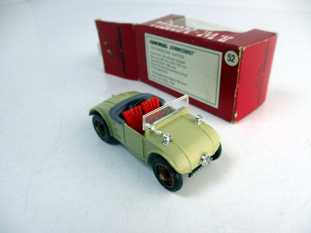 R.W.-MODELL 1960年代西ドイツ製　約1/43 HANOMAG KOMMISSBROT ROADSTER 1924-1928 約1/43 箱付き 美品　長さ約6.5cm_画像10