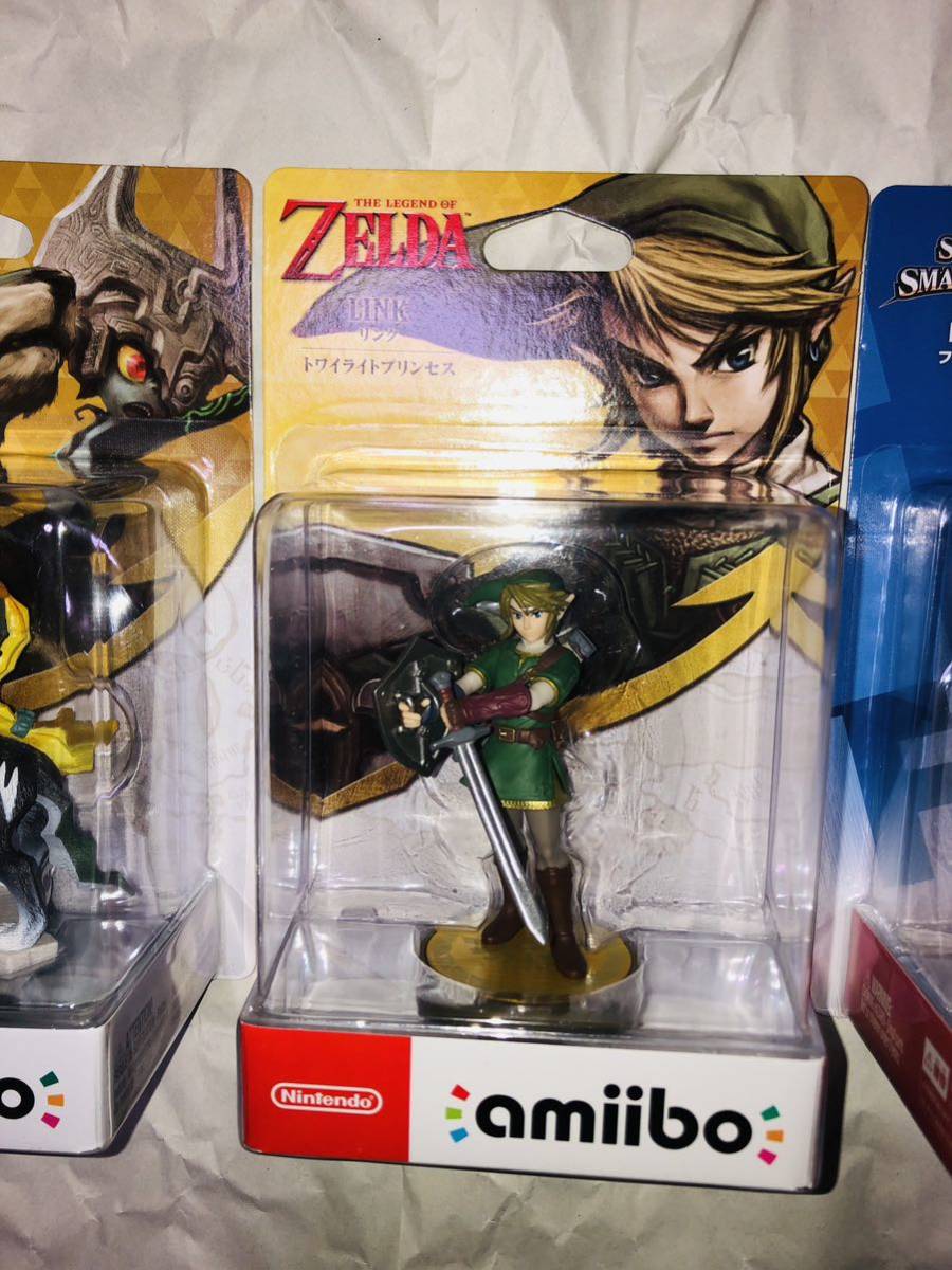 新品未開封　アミーボ リンク　amiibo ゼルダの伝説　WOLF LINK MIDNA twilight princess star fox_画像3