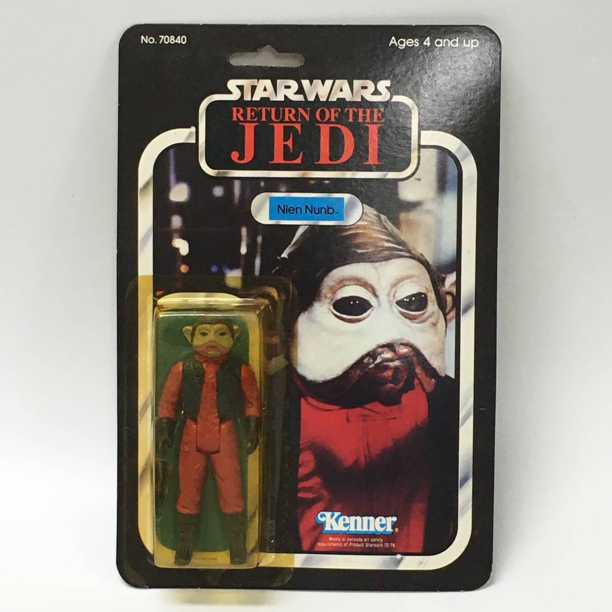 M11-419【未開封】スター・ウォーズ フィギュア RETURN OF THE JEDI ACTION FIGURES Kenner / Nien Nunb ナイン ナン_画像1