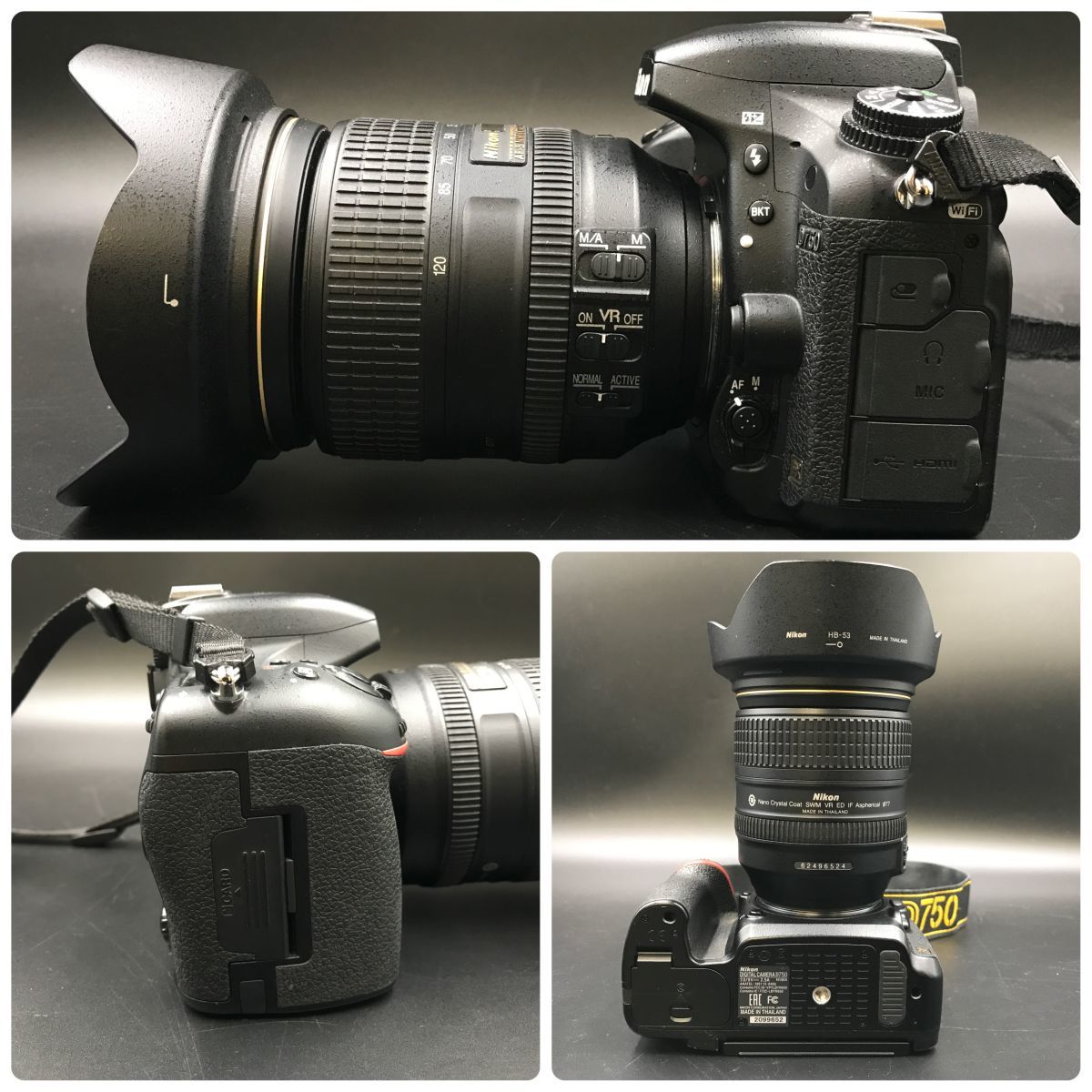 Nikon ニコン 一眼レフカメラ D750 レンズ 24-120mm 【J312-001#80】_画像3