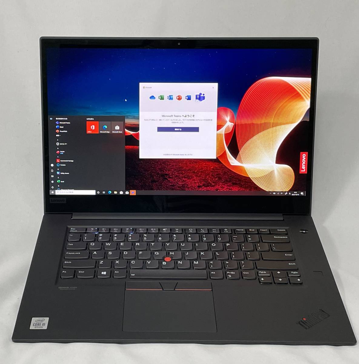 稀品 超高スペック ThinkPad P1 Gen3 - SIMフリー MS Office 2021 - CPU i9 / MEM 40GB / OLED 4K LCD / SSD 3TB / Win10 Pro_画像2