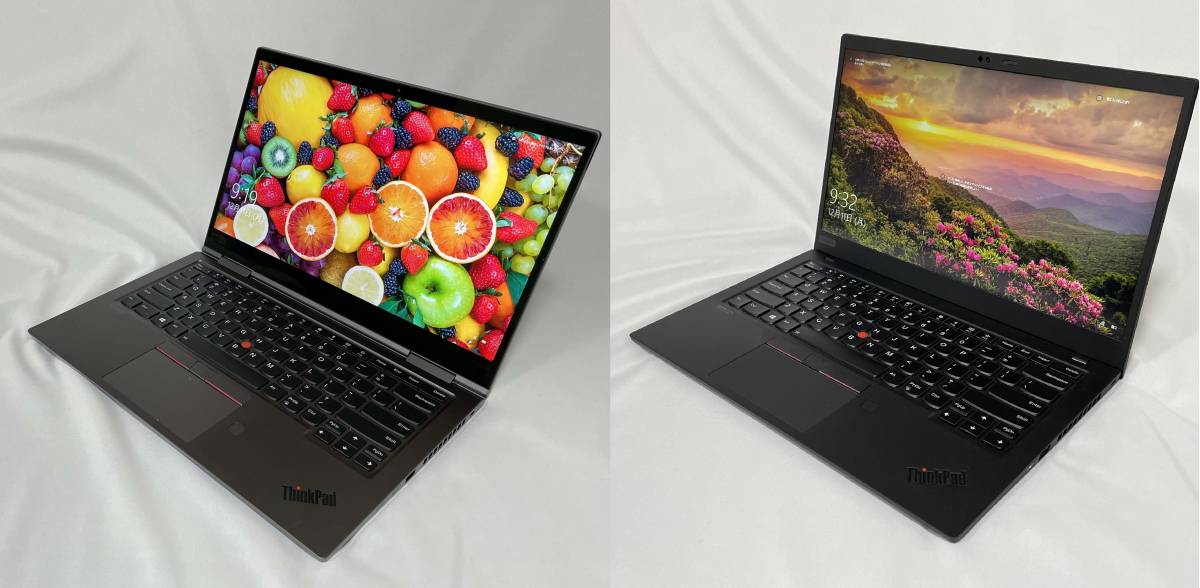 ジャンク扱い ThinkPad X1 Yoga Gen4, X1 Carbon Gen7 計2台 - MS Office 2021- CPU i7 / MEM 16GB /4K LCD / SSD 1TB / Win10 Pro64_画像1