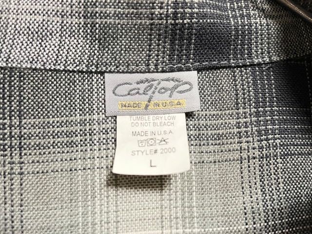 2000's made in usa CAL TOP ombre check shirt オンブレ ビンテージ USA シャツ_画像8
