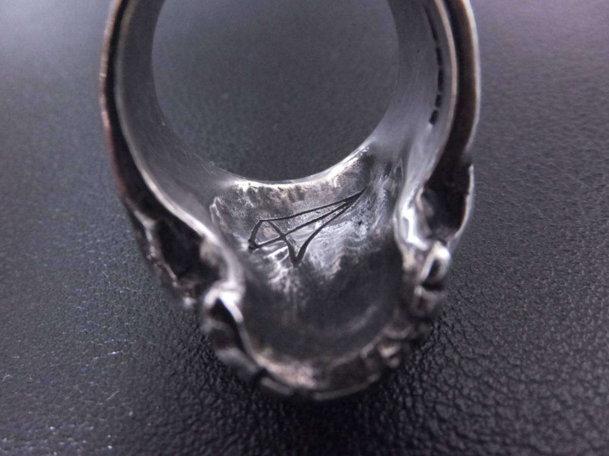 CRAZY PIG DESIGNS LEMORA RING #19: Crazy Pig дизайн смещение mola кольцо 19 номер / Skull кольцо agleamRUDE,... кольцо,HORROR,PUNK