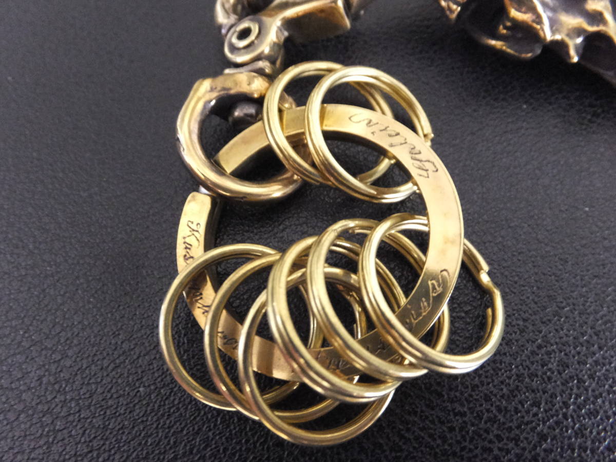 galcia MUSTACHE SKULL KEYHOLDER (BRASS):ガルシア マスタッシュ スカルキフック(ブラス)/キーチェーン,BIKERS,argentgleam,RUDE,magical - キーチェーン galcia MUSTACHE SKULL KEYHOLDER (BRASS):ガルシア マスタッシュ スカルキフック(ブラス)/キーチェーン,BIKERS,argentgleam,RUDE,magical - キーチェーン