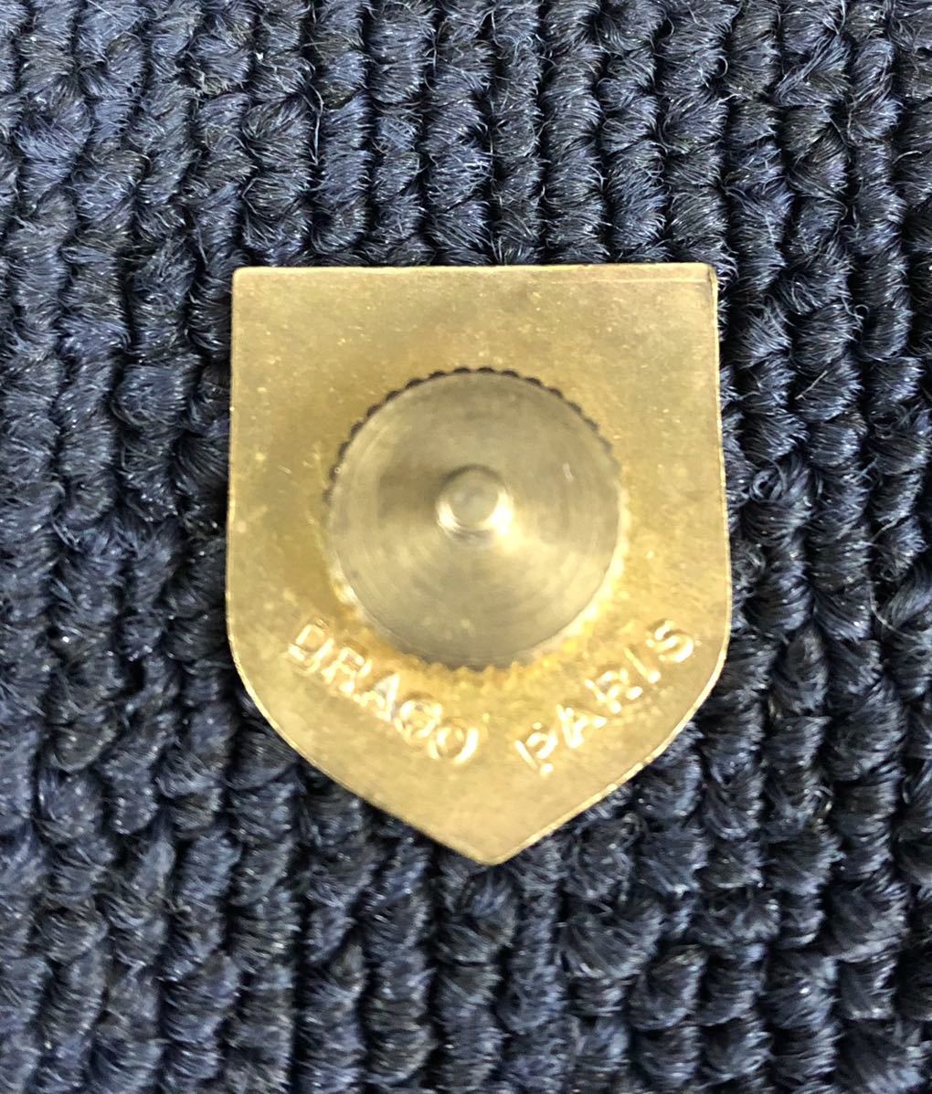 【中古品】DRAGO PARIS ピンバッジ pins ブローチ アンティーク ヴィンテージ 紋章 フランス レトロL25_画像2