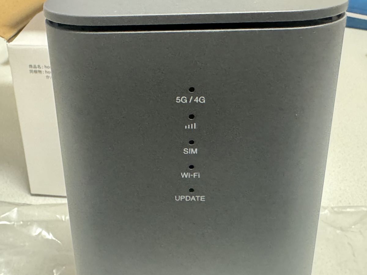 【ほぼ新品】NTT ドコモ home 5G HR02 ダークグレー_画像5