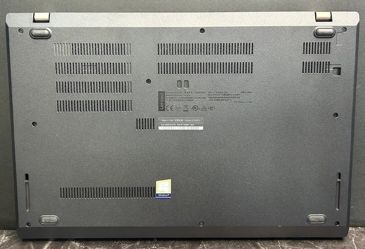 1円～ ■ジャンク LENOVO ThinkPad L590 / Core i5 8265U 1.60GHz / メモリ 8GB / NVMe SSD 256GB / 15.6型 / OS無し / BIOS起動可_画像5
