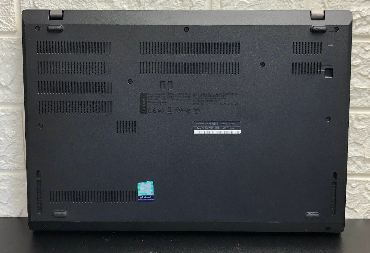 1円～ ■ジャンク LENOVO ThinkPad L480 / 第8世代 / Core i5 8350U 1.70GHz / メモリ 8GB / SSD 256GB / 14型 / OS無し / BIOS起動可_画像5