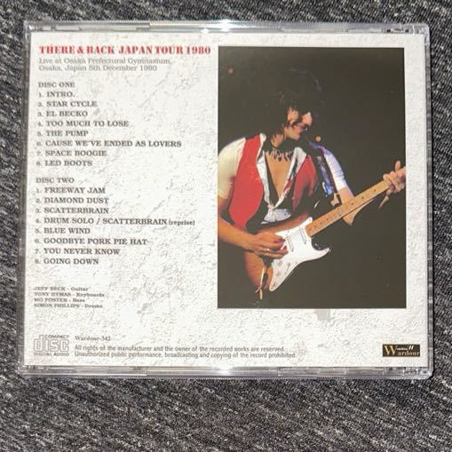 Jeff Beck Definitive OSAKA 1980 1st Night _画像2