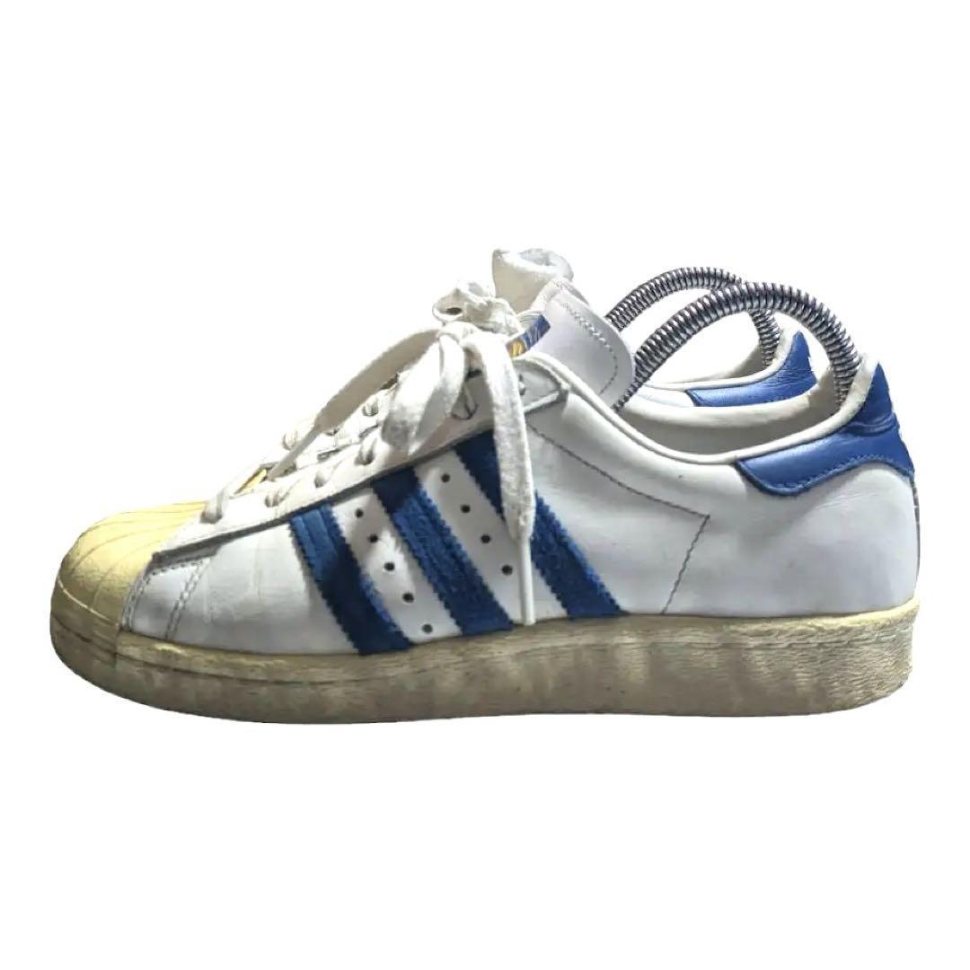 レア ADIDAS ORIGINALS SUPERSTAR SS80s スーパースター ブルー アディダスオリジナルス ホワイト G61068