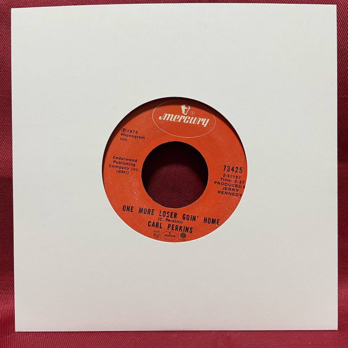 ◆USorg7”s!◆CARL PERKINS◆(LET'S GET) DIXIEFRIED◆_画像4