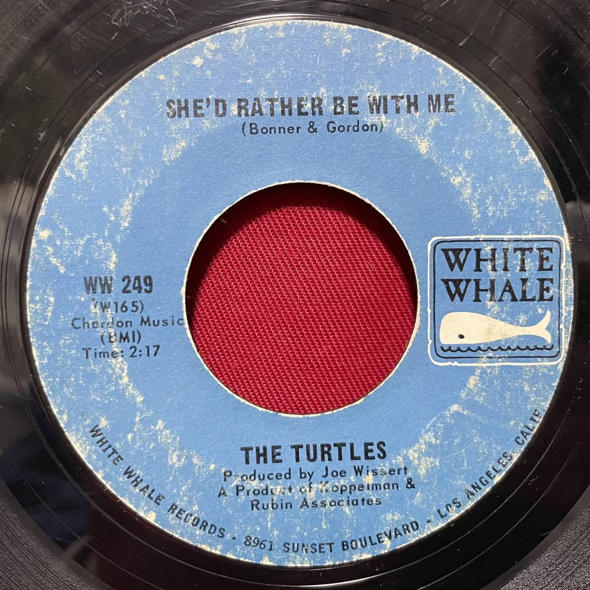 ◆USorg7”s!◆THE TURTLES◆SHE'D RATHER BE WITH ME◆の画像1