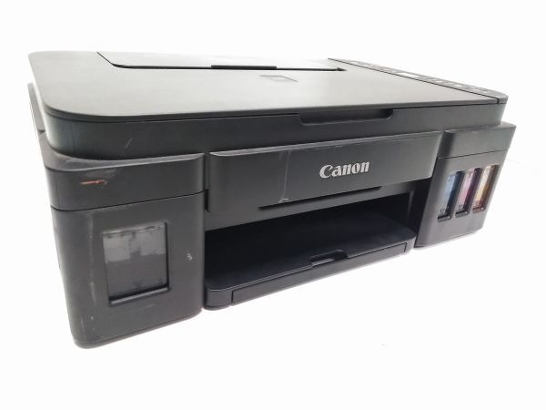 ◇2台セット ジャンク Canon キャノン インクジェットプリンター G3310×2 ギガタンク搭載 1201S6I @140 ◇_画像5