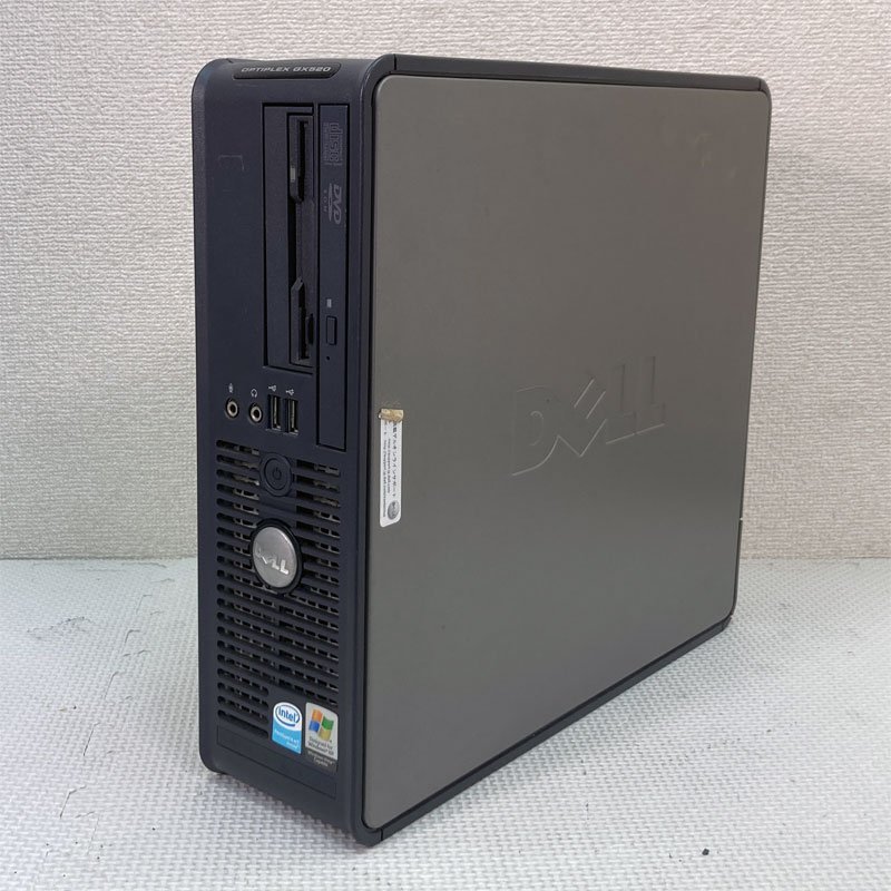 希少PC WindowsXP SP3アップデート済 フロッピー内蔵 ★ DELL OptiPlex GX520 Pentium4-521(2.8G) メモリ4GB HDD500GB DVD_画像1
