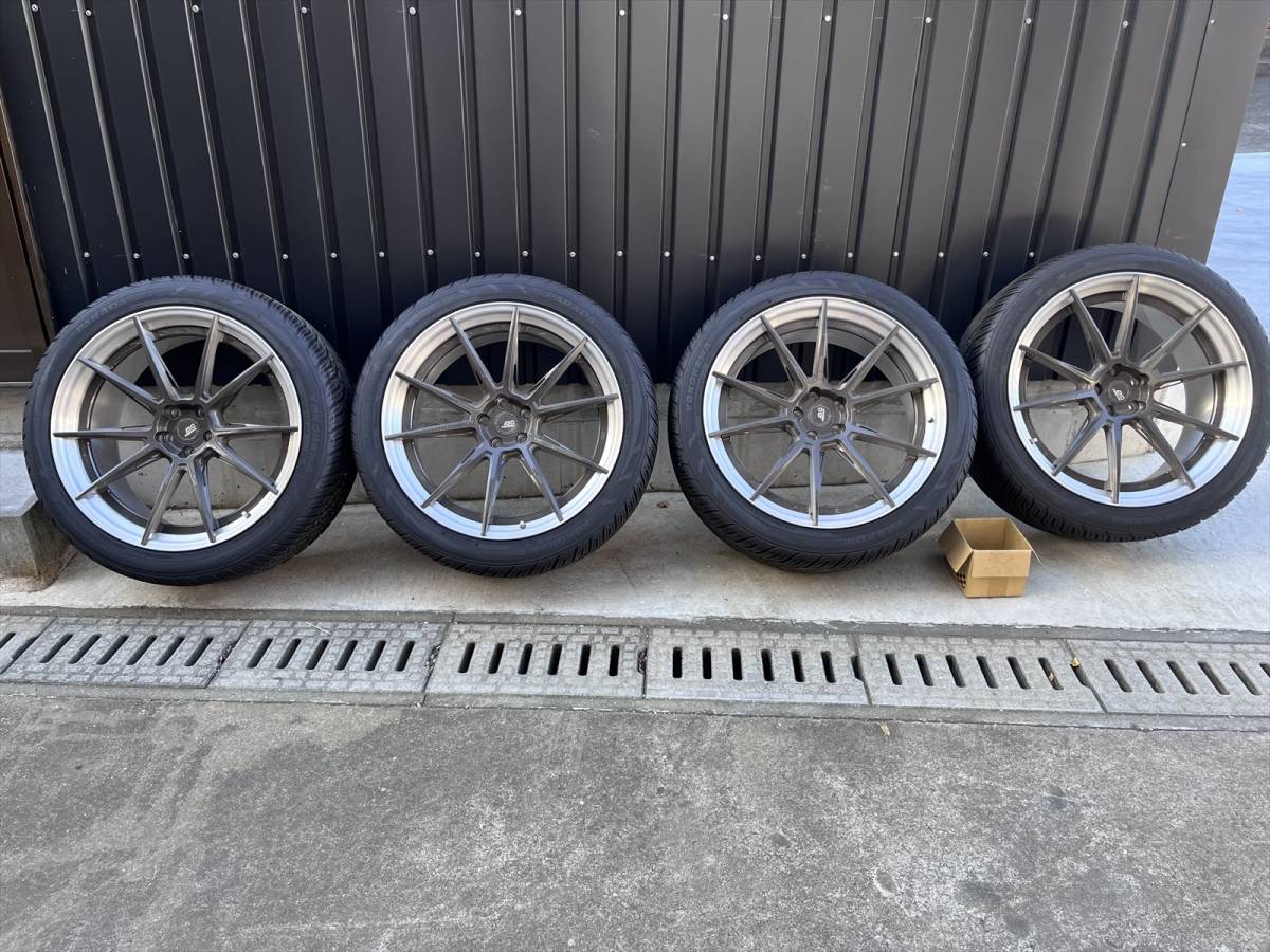 GLS350ｄで使用：285/40R22110V　BC　FORGED　BCフォージドホイール　22インチ程度良好GLS550　GLS400d　GLE300d　GLE450d　GLE400d　_画像1