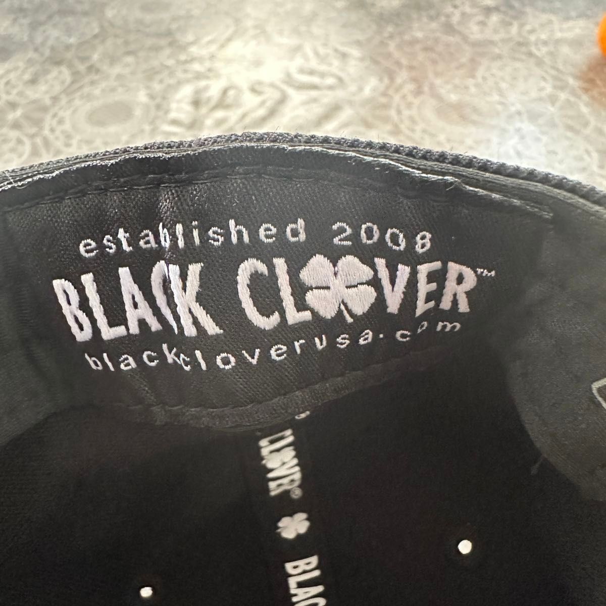 BLACK CLOVER ブラッククローバー　キャップ　帽子　黒　ブラック CAP フリーサイズ　golf ゴルフ　ウェア