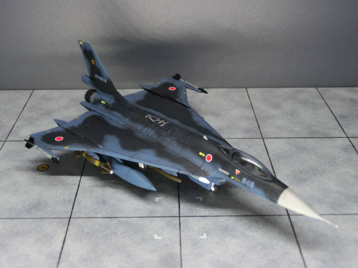 350 1/144 F-2XL(YF-16XL) 戦闘爆撃機 クランクドアロー翼 洋上迷彩 #543 仮想航空自衛隊 第6飛行隊 天逆鉾・神武東征の弓 福岡県 築城基地_画像2