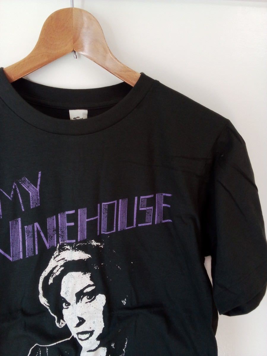 エイミー・ワインハウス Amy Wainehouse バンドTシャツ(Ｍ)E25_画像3