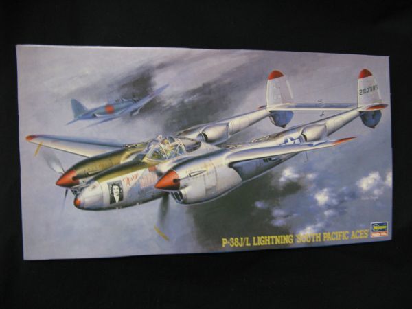 ★　ハセガワ　1/48 　P-38J/L ライトニング　 サウス パシフィック エイセス （訳あり）　★_画像1