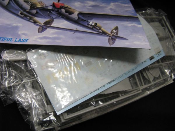 ★　 ハセガワ　1/48 P-38F / G / H ライトニング　 ビューティフル ラス 　 （訳あり）　　★_画像6