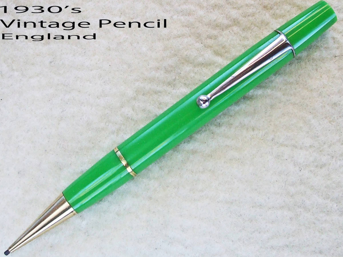 ◆初期プラスティック◆1930年代製 ヴィンテージ・ペンシル マスカットイギリス◆ 1930’s Vintage Pencil England ◆_画像1