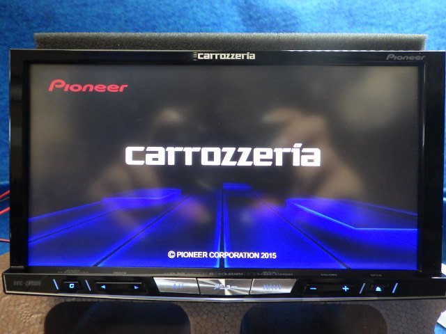カロッツェリア　HDDナビ　AVIC-ZH0009　2015年データ　フルセグ　DVD再生　Bluetooth　SD　動作確認済み　(R) 東毛_画像1