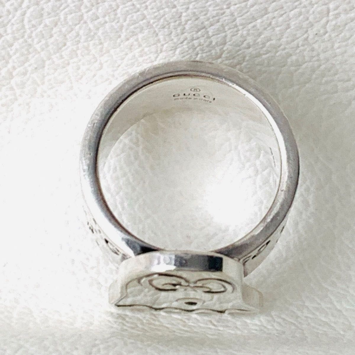 GUCCI グッチ ゴースト おばけ リング 指輪 18 17号相当 大きめ GUCCI グッチ ゴースト おばけ リング 指輪 18 17号相当 大きめ