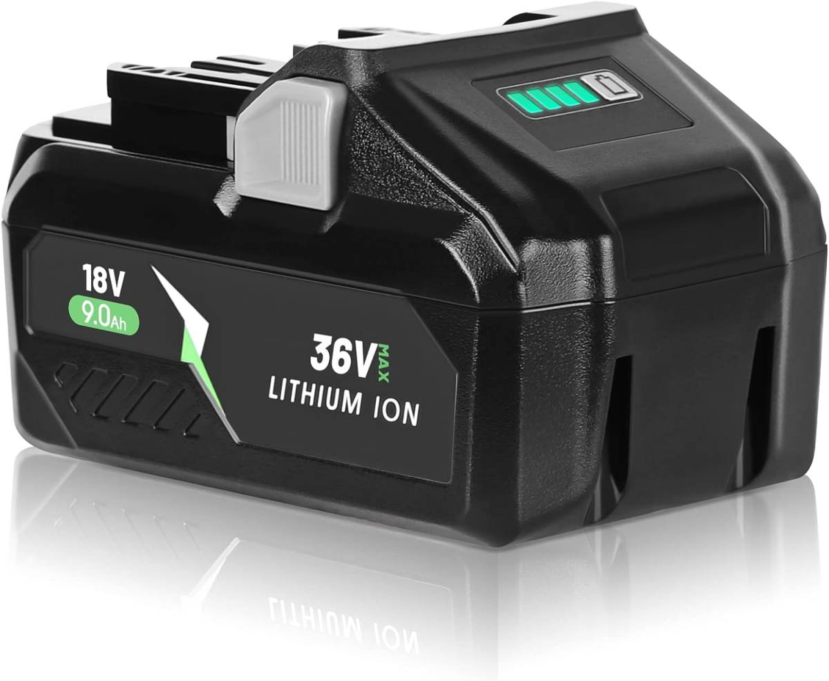 36V-18V互換バッテリー 4.5Ah（36V）/9.0Ah（18V）電池装着で自動切替BSL36B18/BSL36A18/BS
