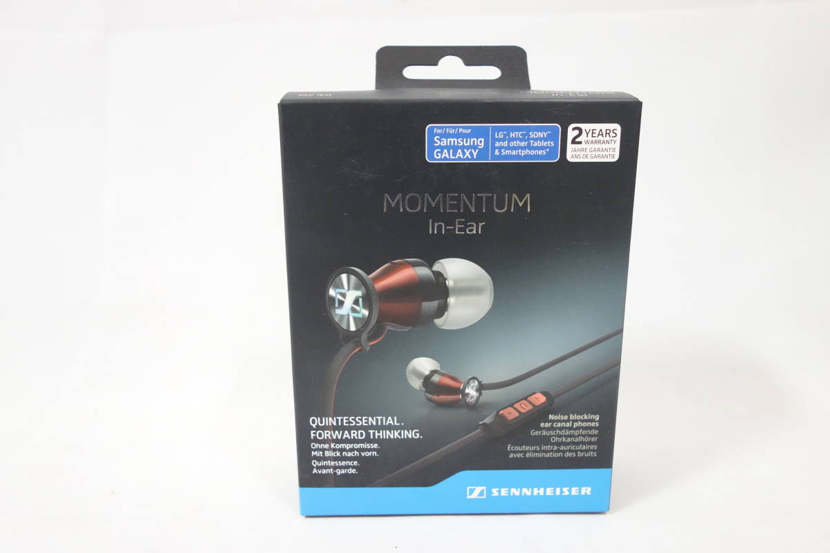 ☆新品☆ SENNHEISER ゼンハイザー イヤホン ブラック MOMENTUM IN-EAR G M2 IEG BLACK 国内正規品_画像1