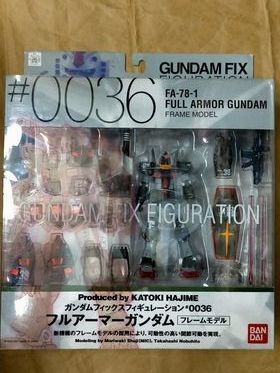 正規品 GUNDAM FIX FIGURATION #0036 フルアーマーガンダム 新品 箱痛 プラモ狂四郎 GFF G.F.F. MSV FA-78-1 FULL ARMOR GUNDAM figure