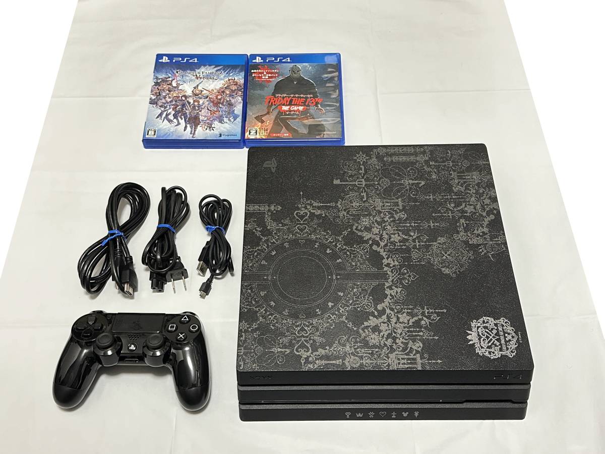 ☆[中古] PS4Pro 本体 CUH-7200B 1TB キングダムハーツ III リミテッド