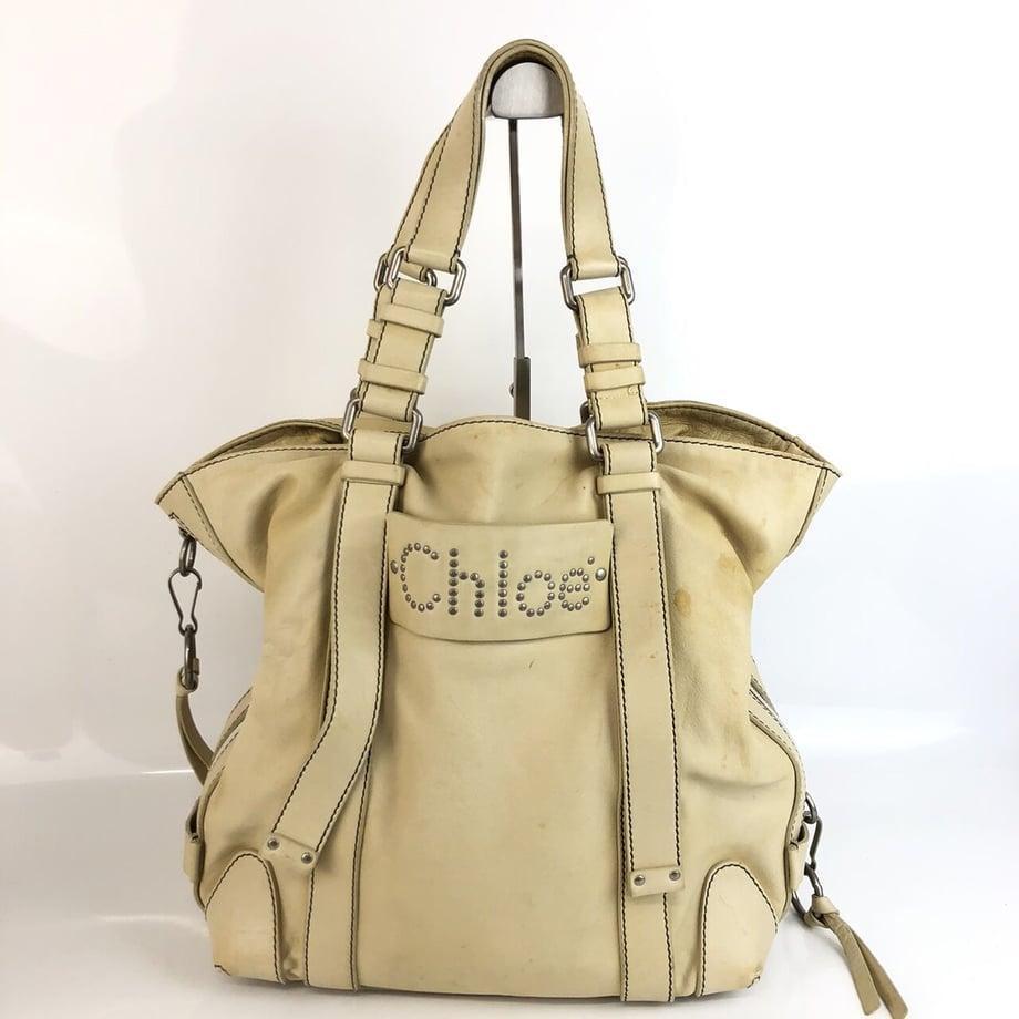 Chloe クロエ ハンドバッグ レザー アイボリー レディース ブランド バッグ 鞄 かばん レディース_画像1